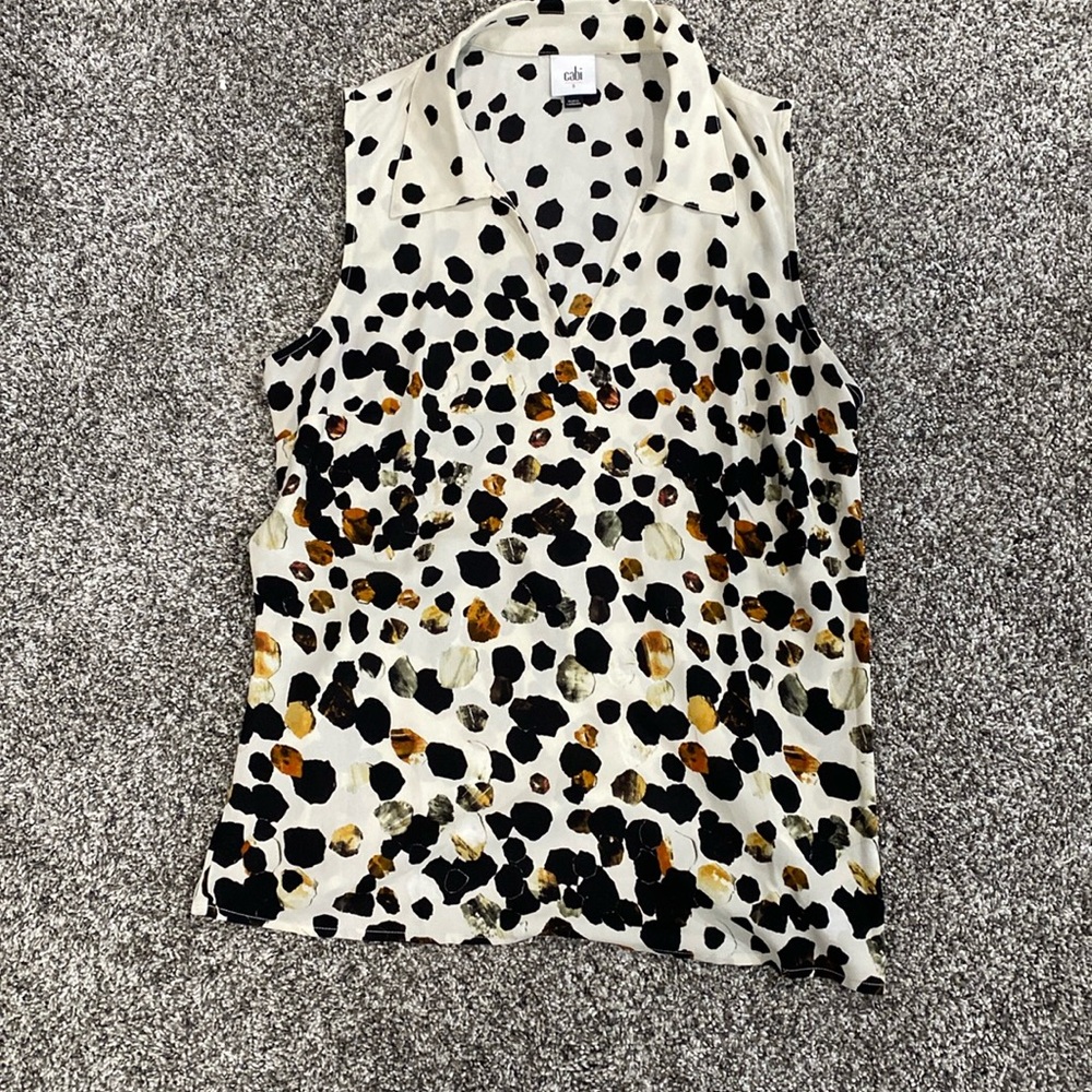 Cabi sheer tank blouse